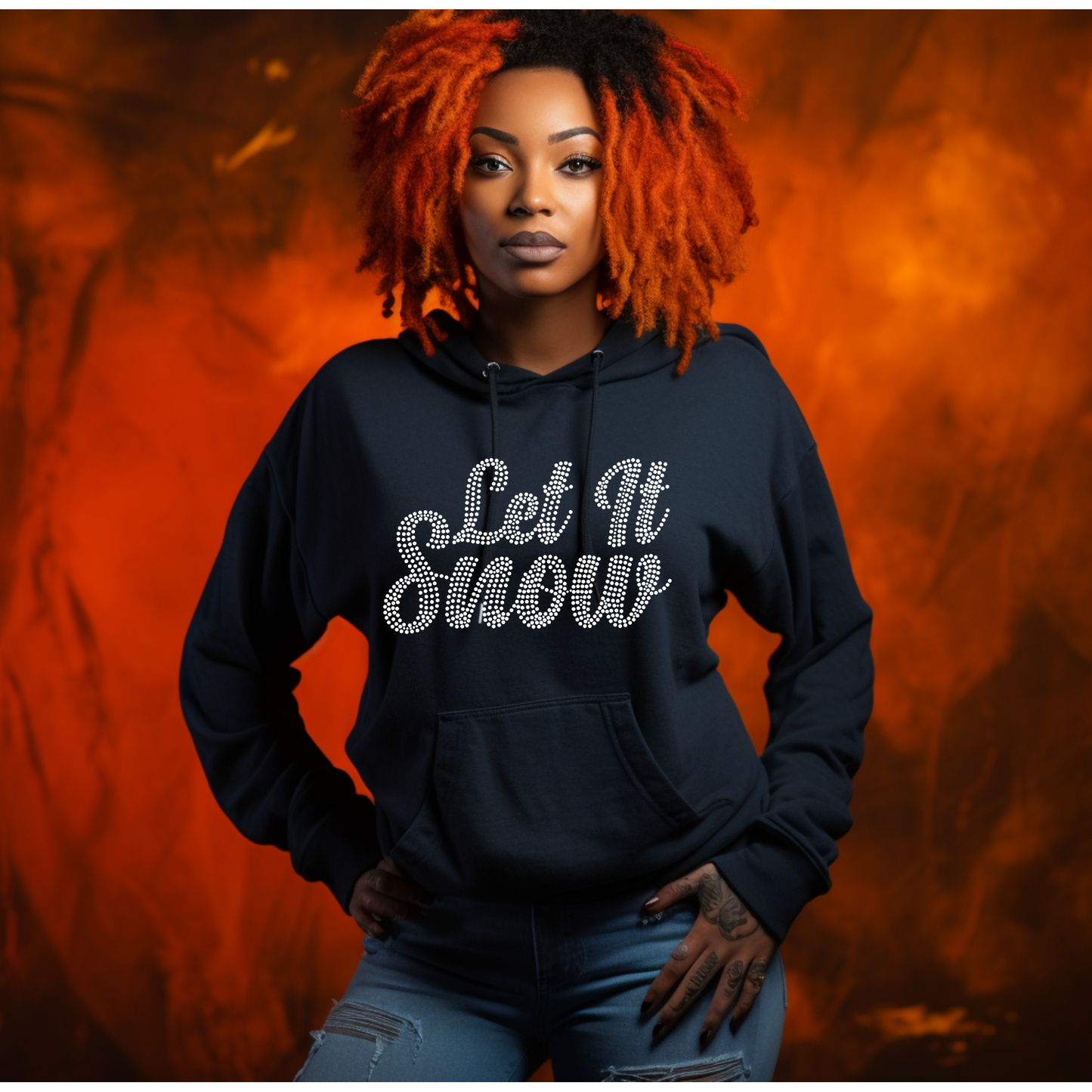 Rhinestone Let It Snow