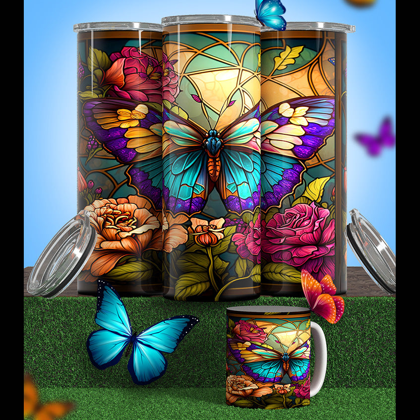 Butterfly Tumbler