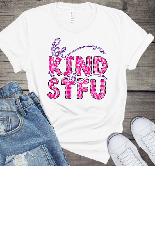 BE KIND Rhinestone T-shirt